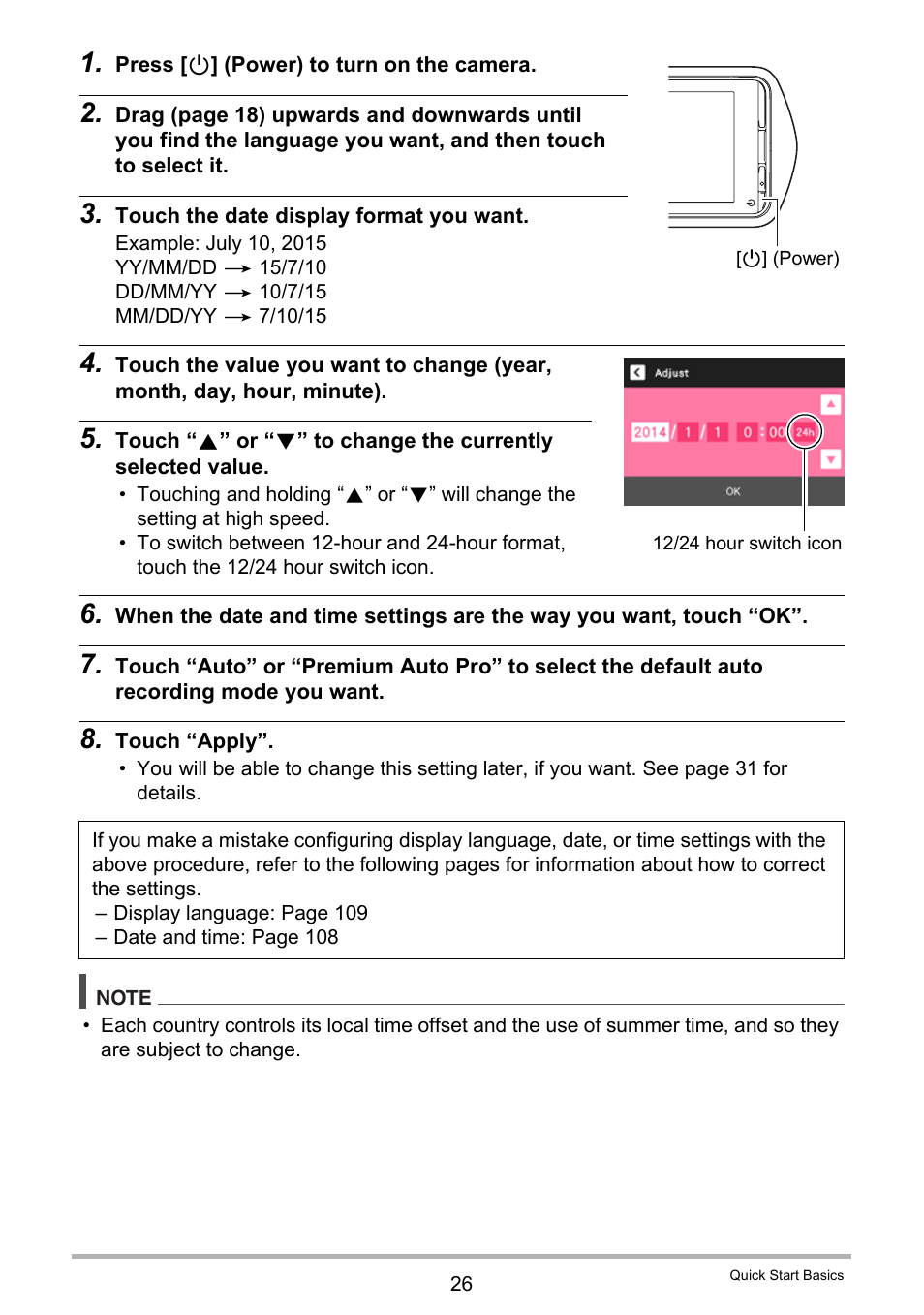 Casio EX-TR35 User Manual | Page 26 / 142