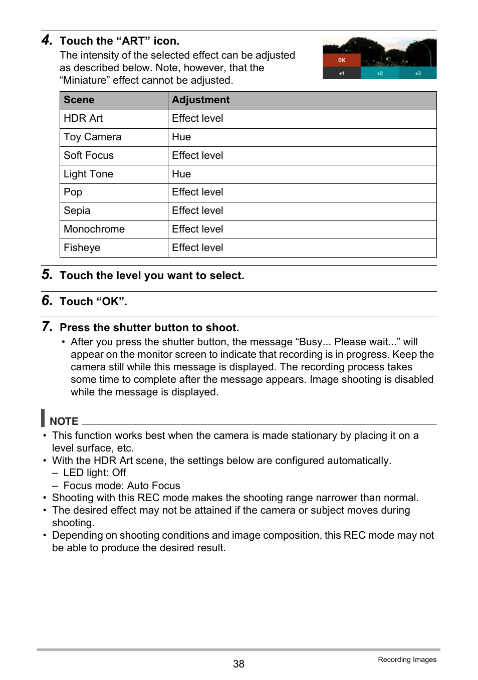 Casio EX-TR200 User Manual | Page 38 / 129