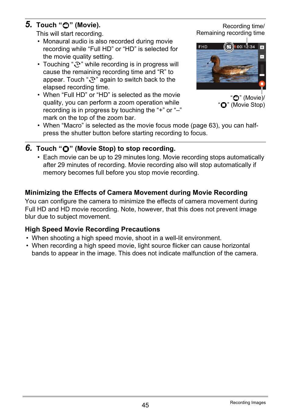 Casio EX-TR200 User Manual | Page 45 / 129