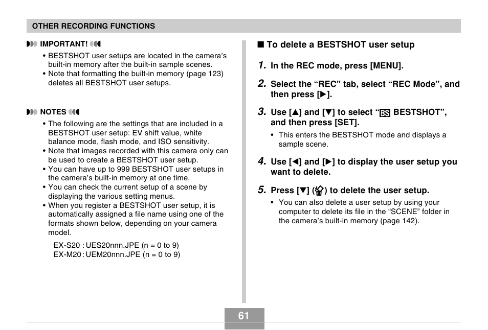 Casio EX-M20 2 User Manual | Page 19 / 35