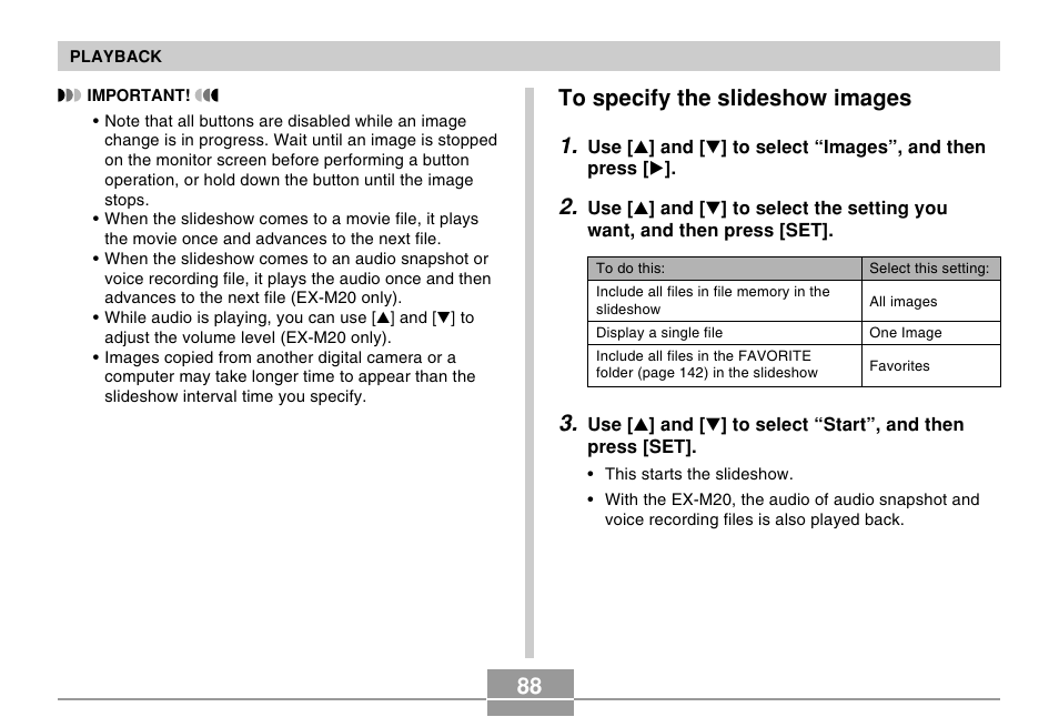 Casio EX-M20 3 User Manual | Page 11 / 21