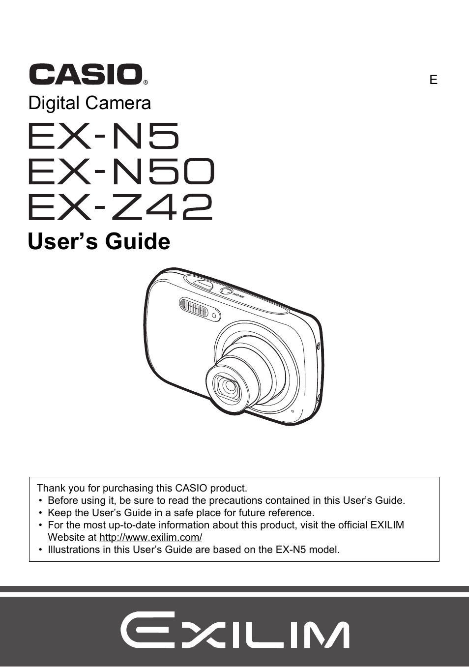 Casio EX-N5 User Manual | 132 pages