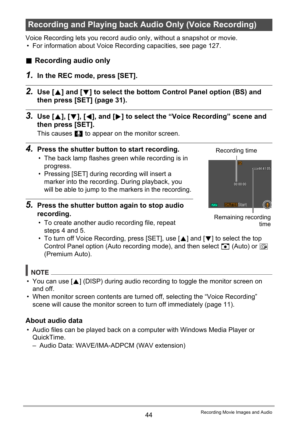 Casio EX-N5 User Manual | Page 44 / 132