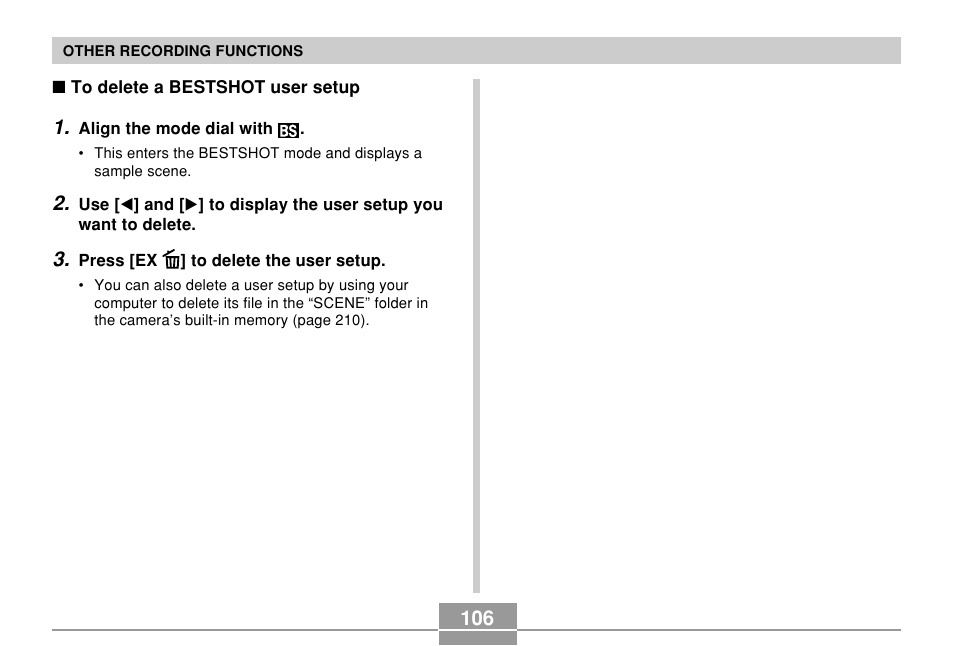 Casio EX-P600 User Manual | Page 106 / 247