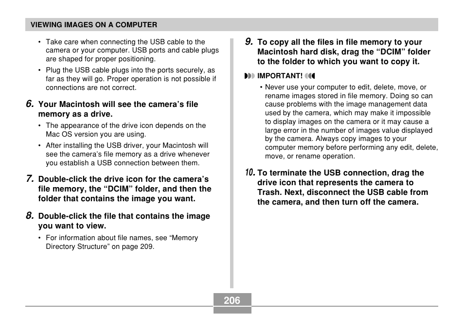 Casio EX-P600 User Manual | Page 206 / 247