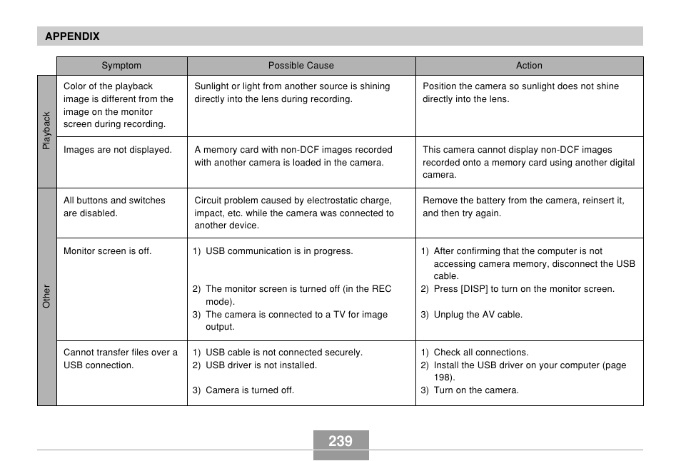 Casio EX-P600 User Manual | Page 239 / 247