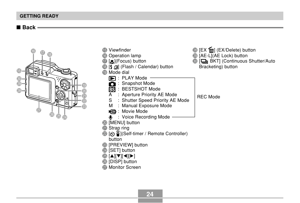 Casio EX-P600 User Manual | Page 24 / 247