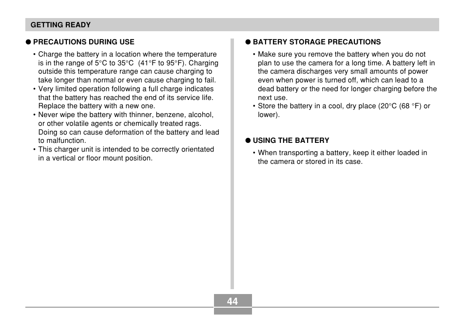 Casio EX-P600 User Manual | Page 44 / 247