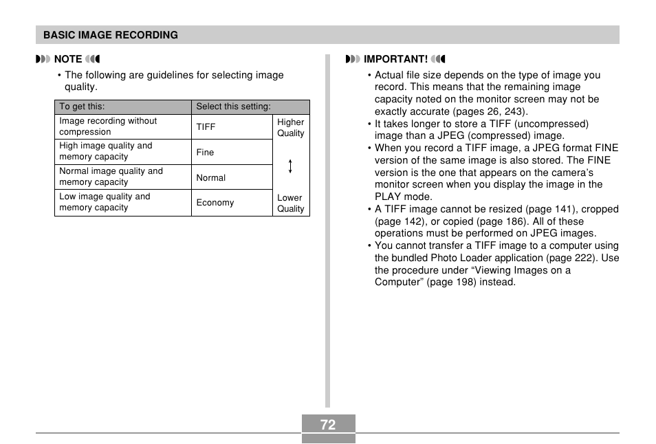 Casio EX-P600 User Manual | Page 72 / 247