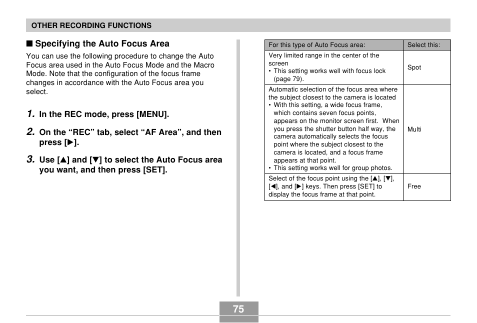 Casio EX-P600 User Manual | Page 75 / 247