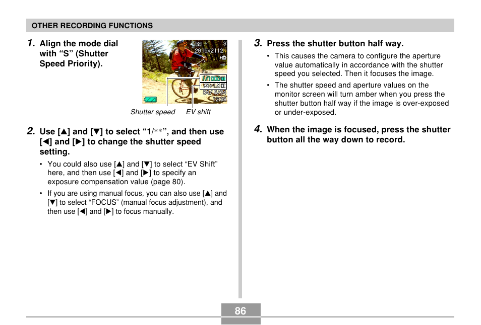 Casio EX-P600 User Manual | Page 86 / 247