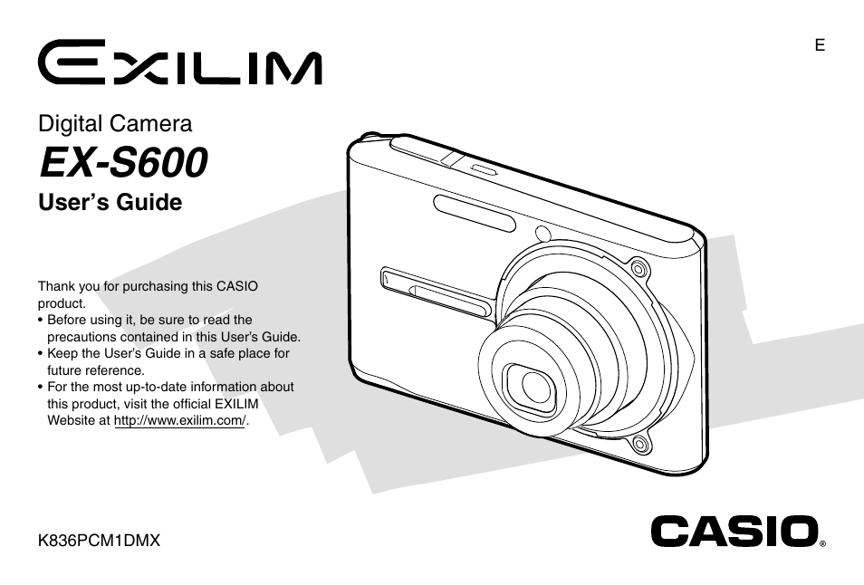 Casio EX-s600 User Manual | 245 pages