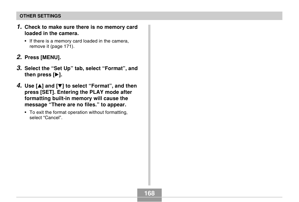 Casio EX-s600 User Manual | Page 168 / 245