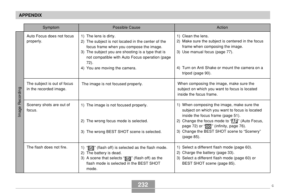 Casio EX-s600 User Manual | Page 232 / 245