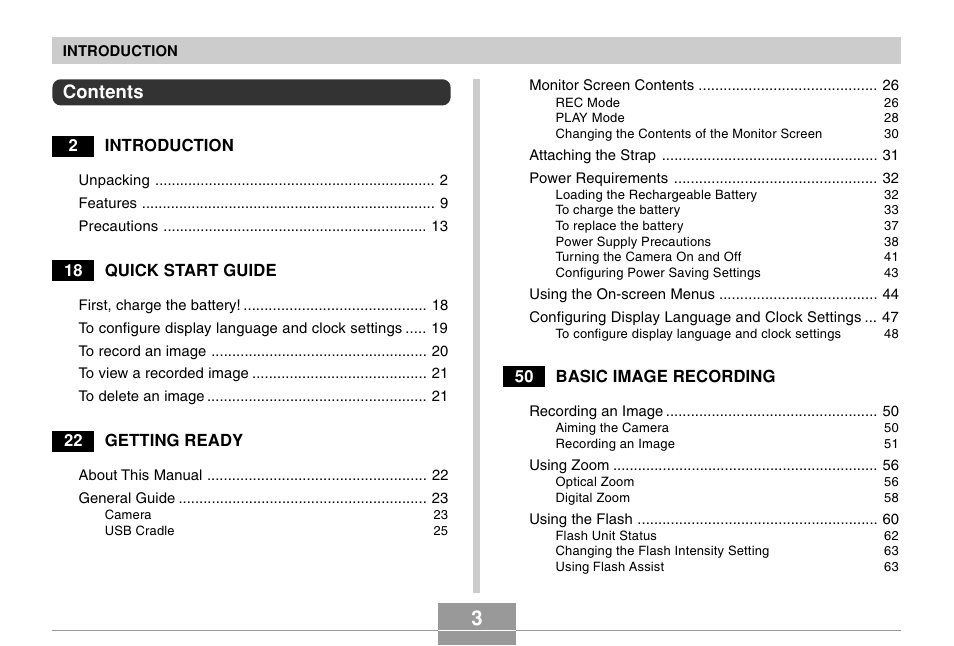 Casio EX-s600 User Manual | Page 3 / 245