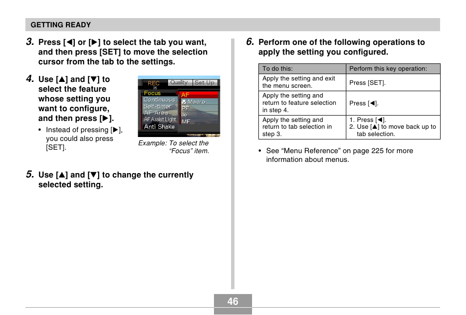 Casio EX-s600 User Manual | Page 46 / 245
