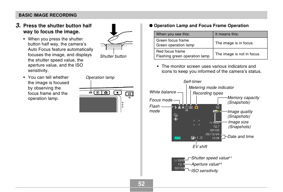 Casio EX-s600 User Manual | Page 52 / 245