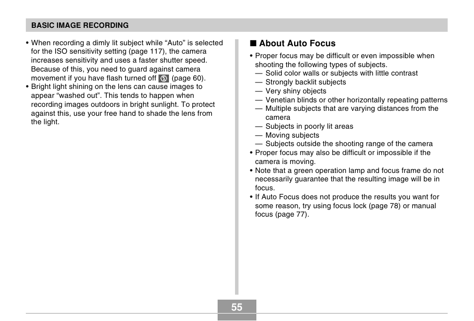 Casio EX-s600 User Manual | Page 55 / 245