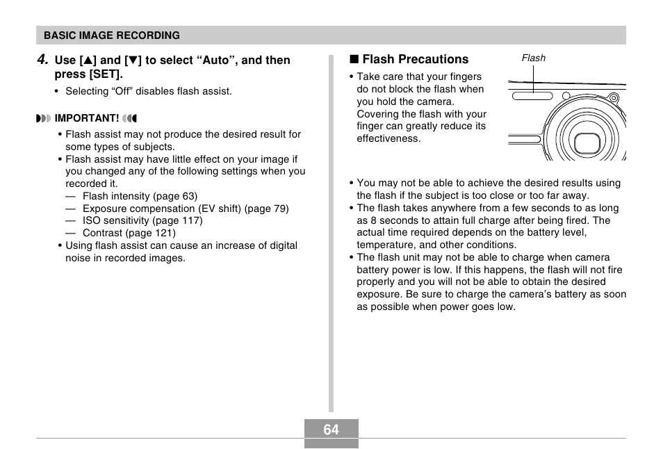 Casio EX-s600 User Manual | Page 64 / 245