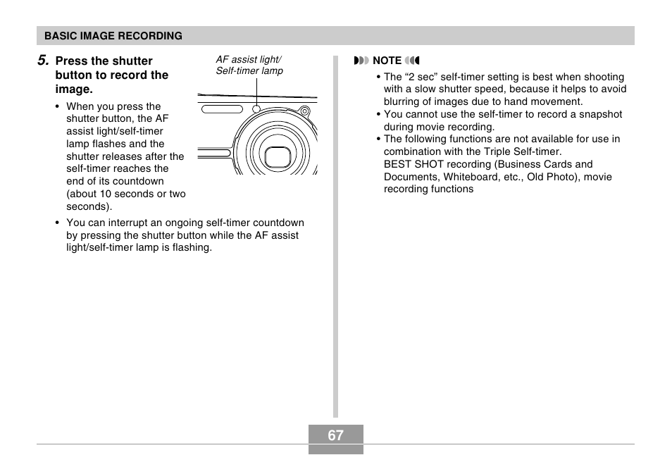 Casio EX-s600 User Manual | Page 67 / 245