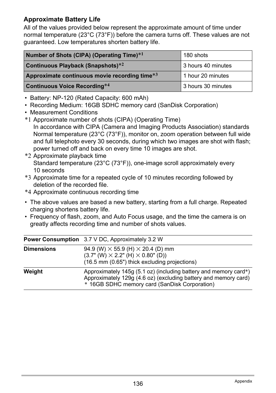 Ge 136 for | Casio EX-Z690 User Manual | Page 136 / 138