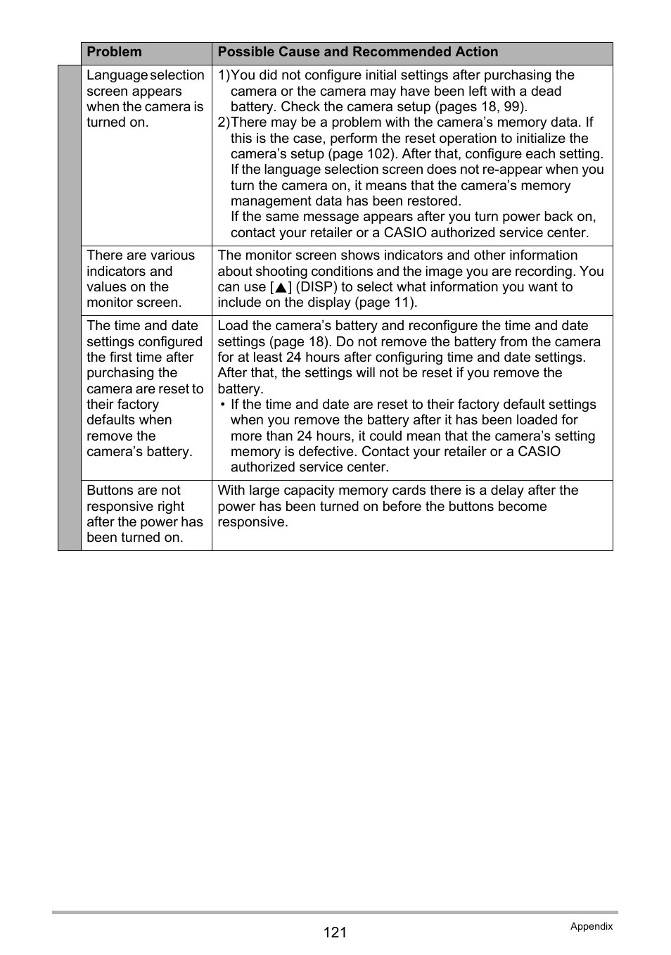 Casio EX-Z790 User Manual | Page 121 / 130