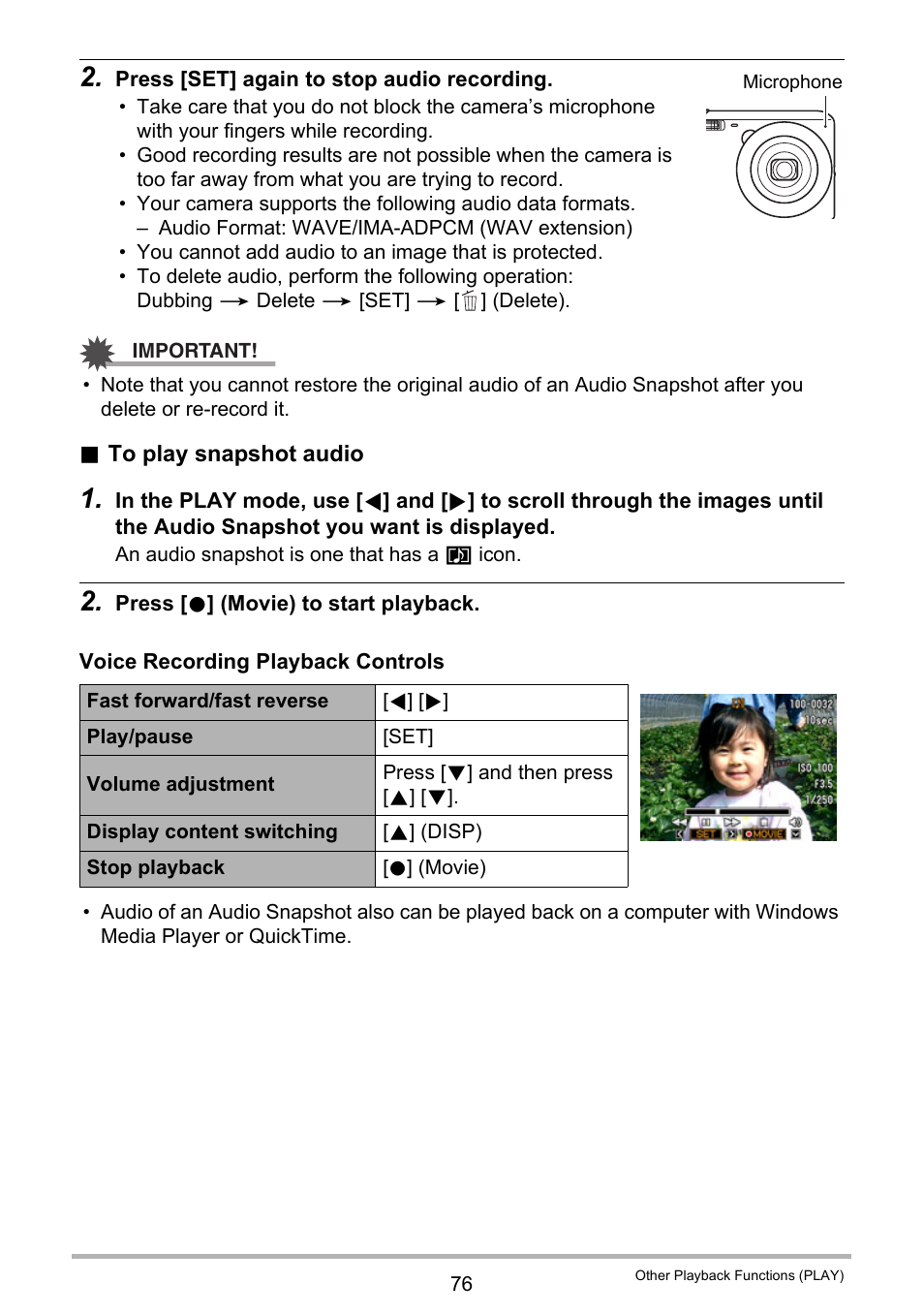 Casio EX-Z790 User Manual | Page 76 / 130