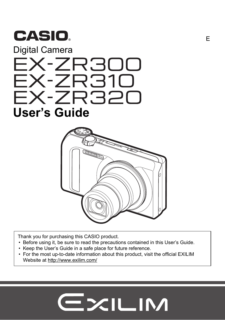 Casio EX-ZR300 User Manual | 197 pages