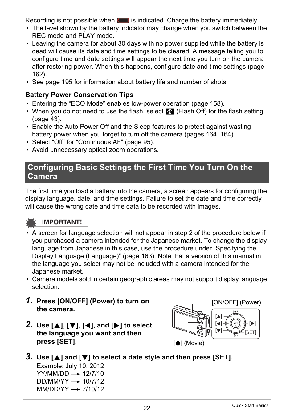 Casio EX-ZR300 User Manual | Page 22 / 197
