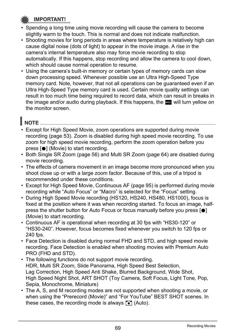 Casio EX-ZR300 User Manual | Page 69 / 197