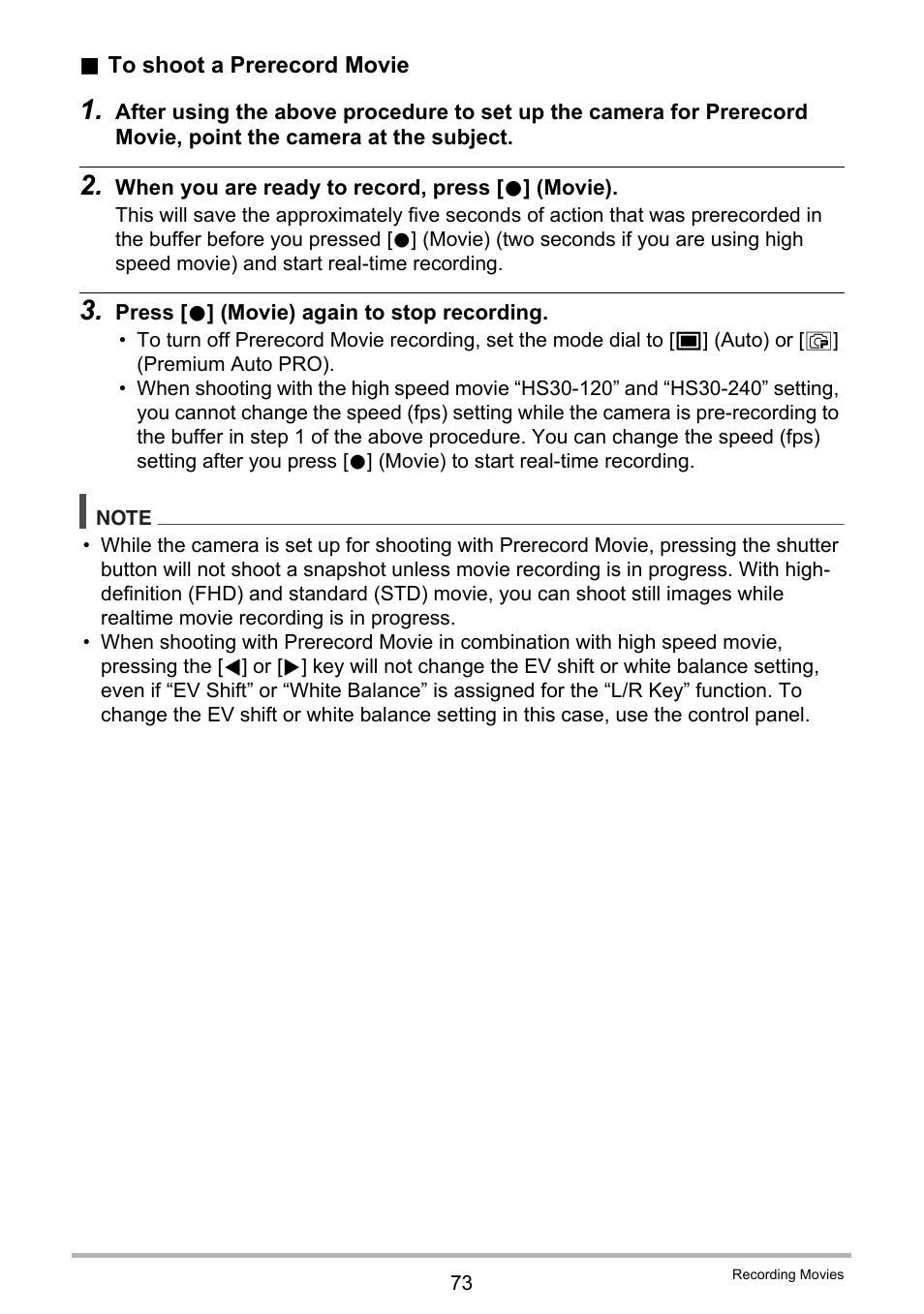 Casio EX-ZR300 User Manual | Page 73 / 197