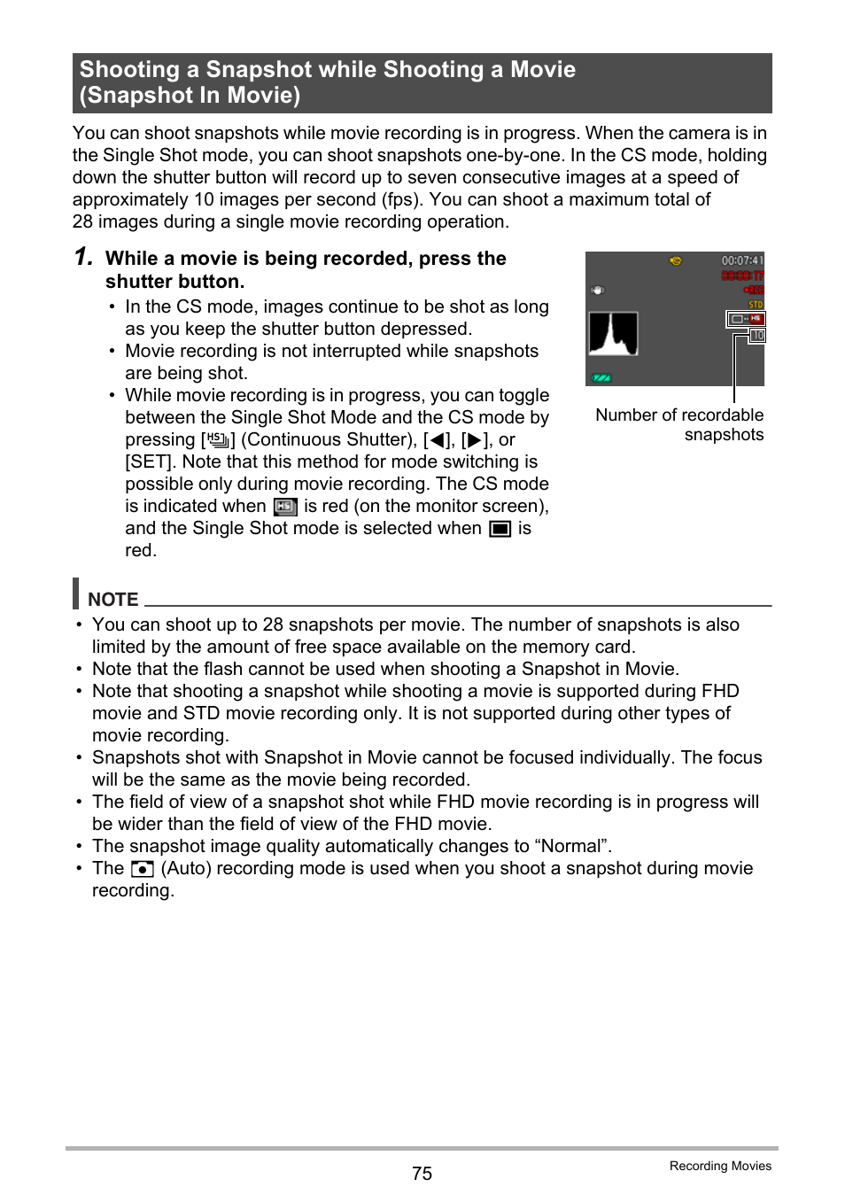 Casio EX-ZR300 User Manual | Page 75 / 197