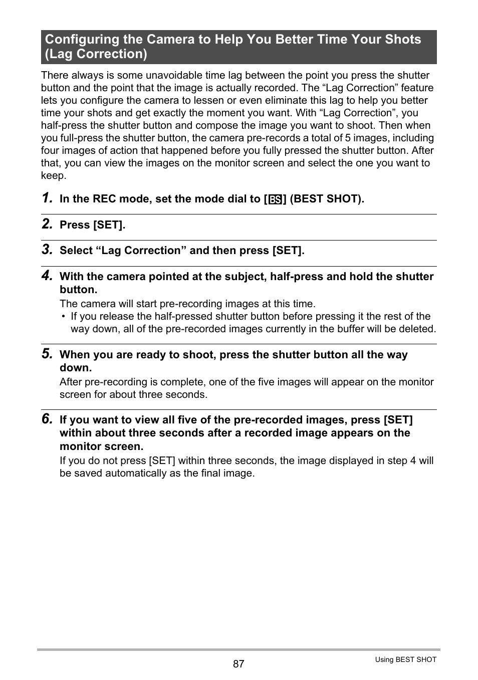 Casio EX-ZR300 User Manual | Page 87 / 197