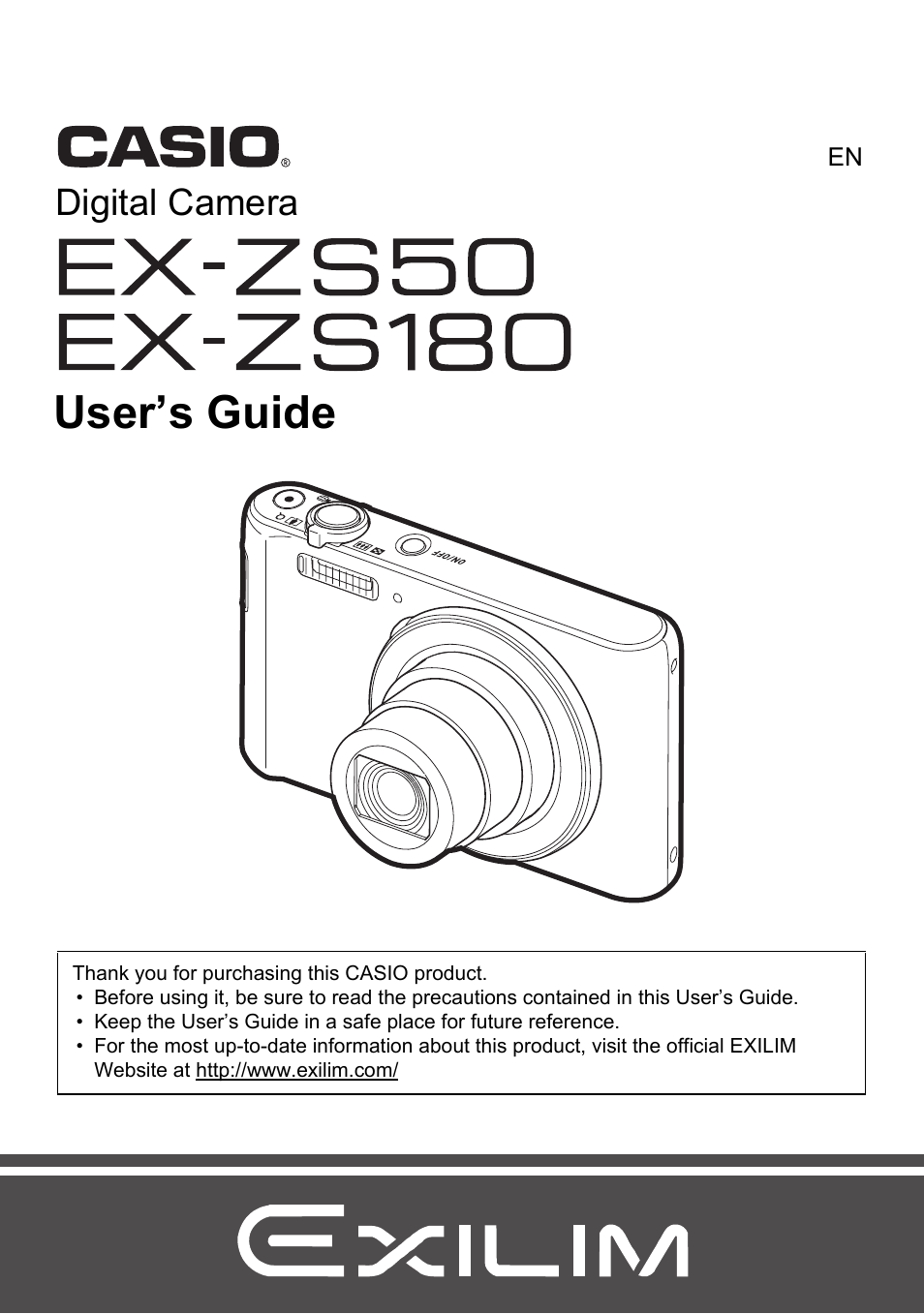 Casio EX-ZS50 User Manual | 133 pages