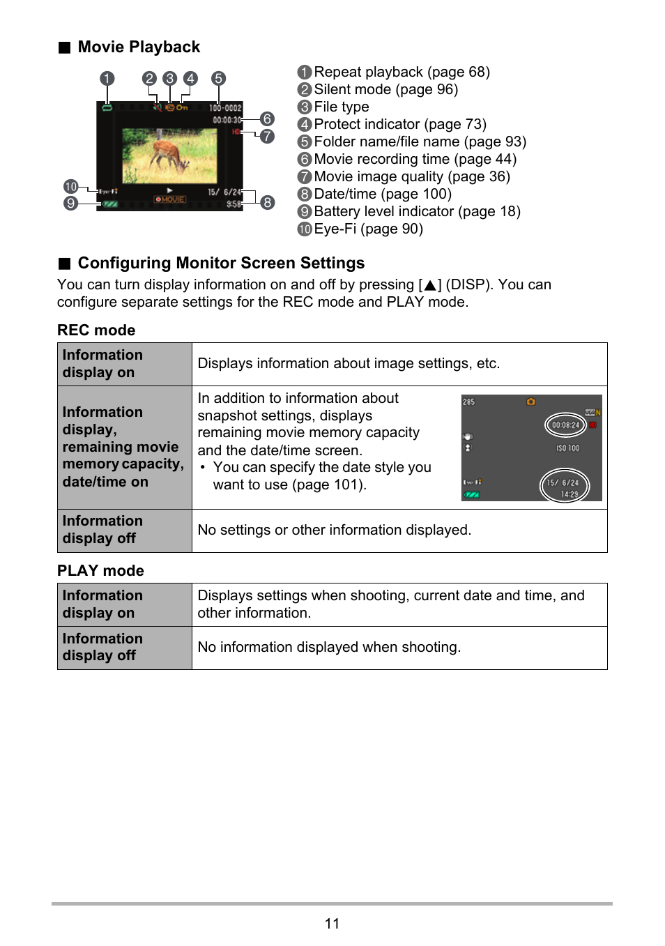 Casio EX-ZS50 User Manual | Page 11 / 133