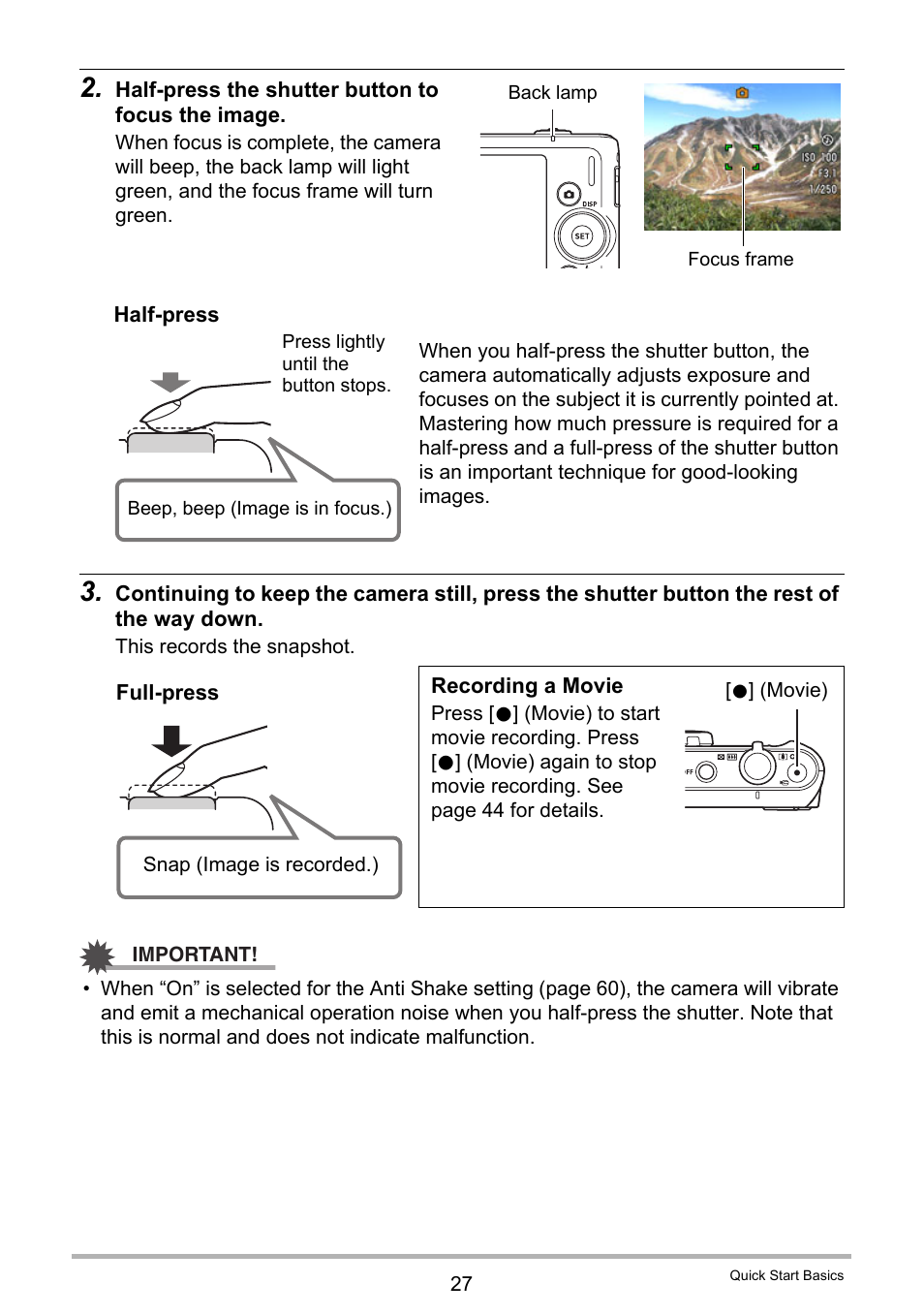 Casio EX-ZS50 User Manual | Page 27 / 133