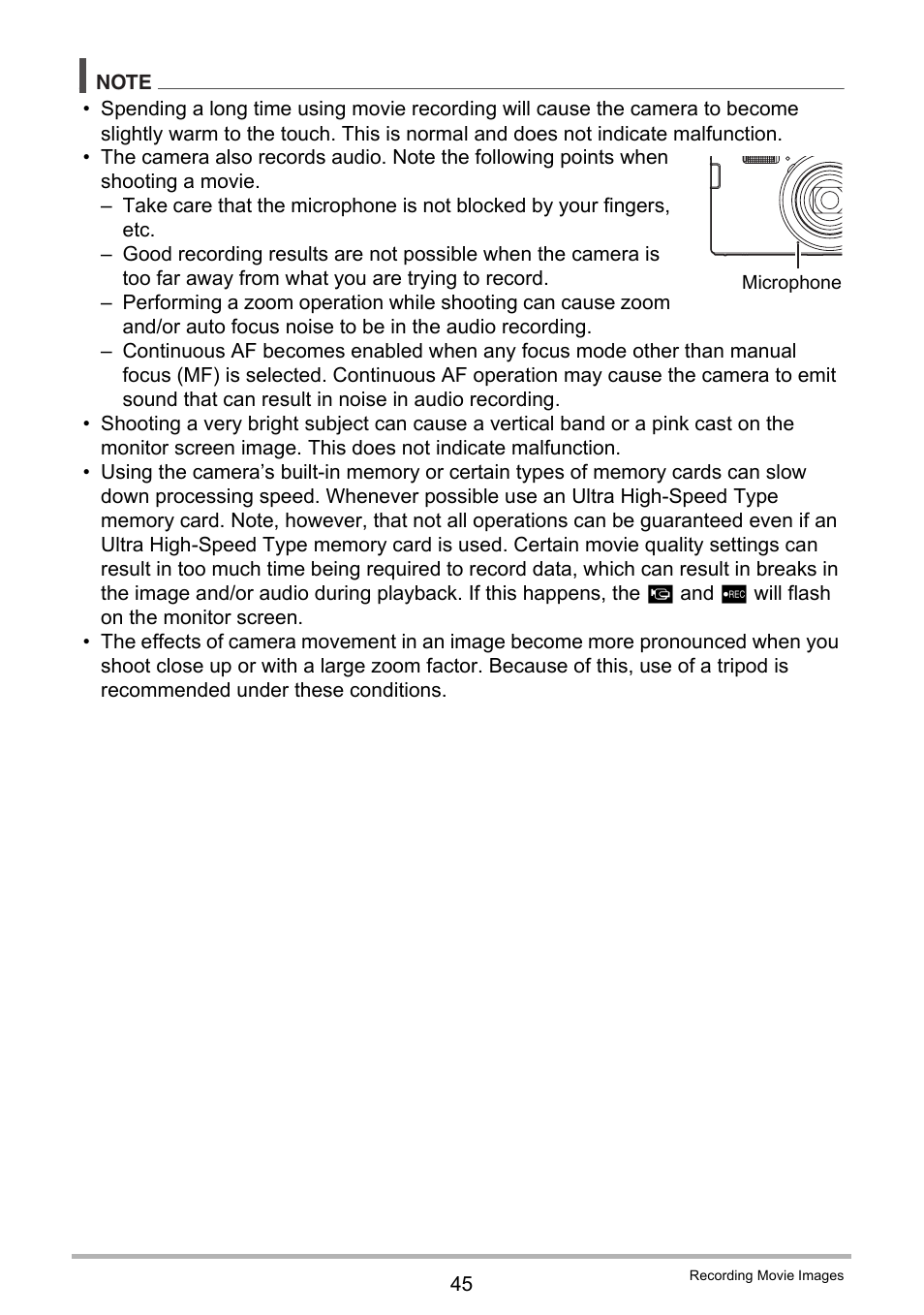 Casio EX-ZS50 User Manual | Page 45 / 133