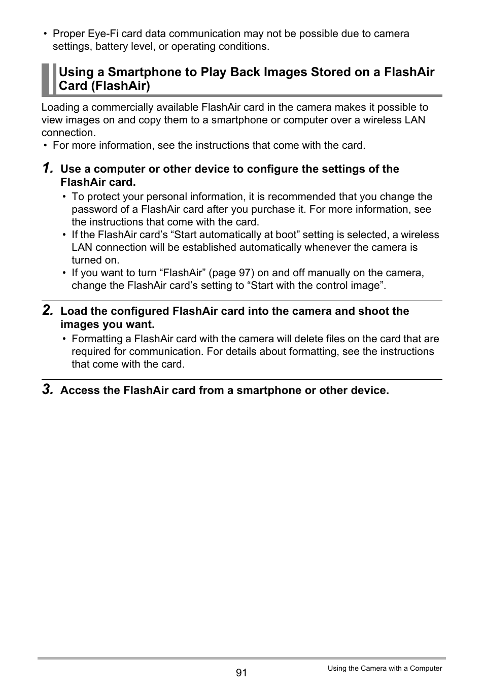 Casio EX-ZS50 User Manual | Page 91 / 133