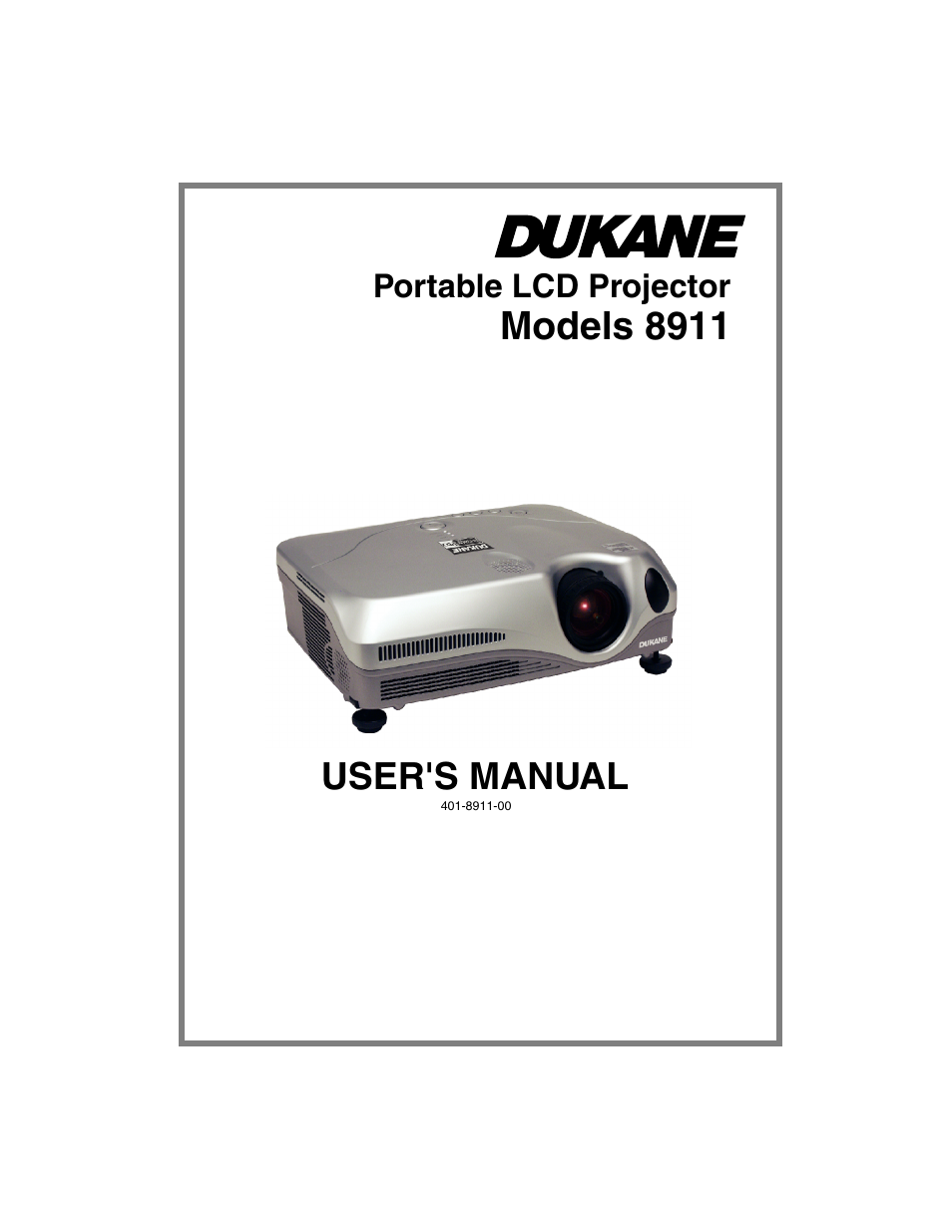 Dukane 8911 User Manual | 74 pages