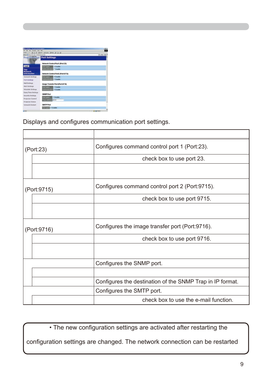 Port settings | Dukane 8755E-RJ User Manual | Page 95 / 126