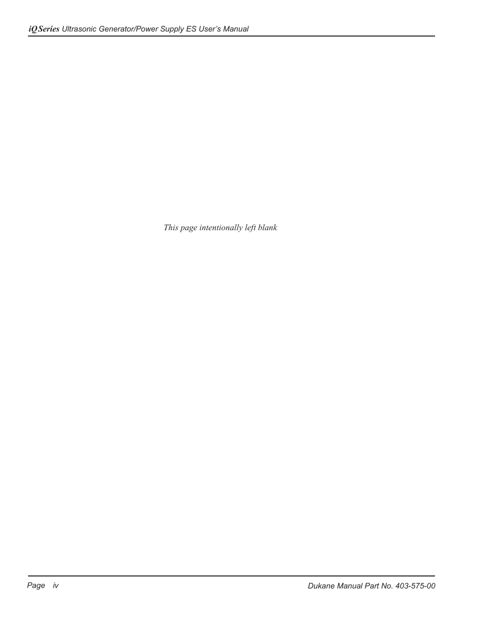Dukane Ultrasonic Generator 403-575-00 User Manual | Page 4 / 136