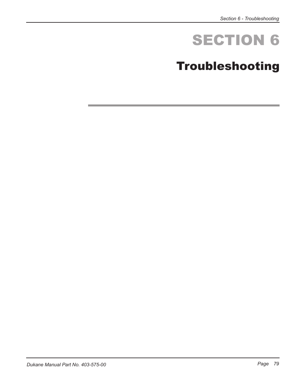 Troubleshooting | Dukane Ultrasonic Generator 403-575-00 User Manual | Page 85 / 136
