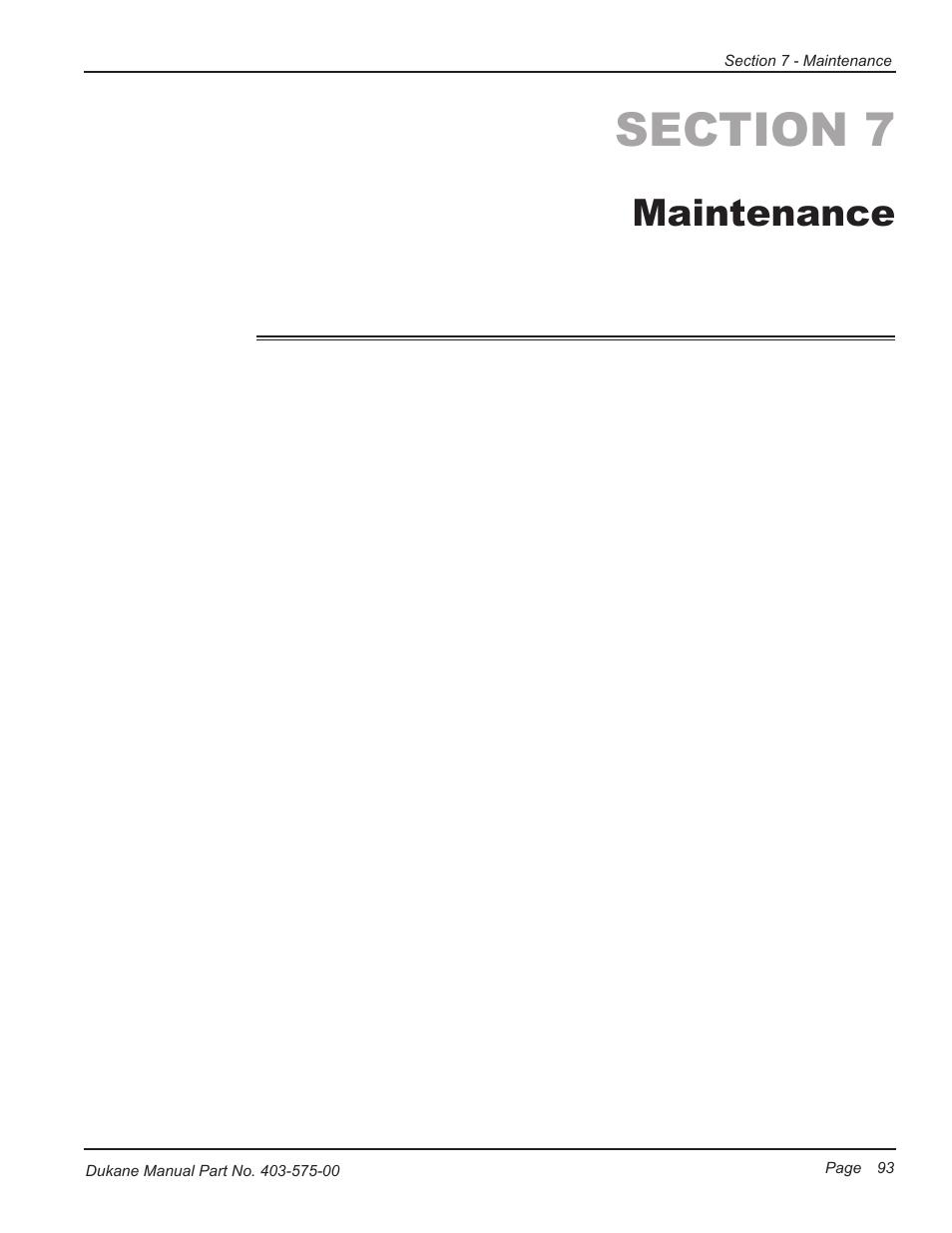 Maintenance | Dukane Ultrasonic Generator 403-575-00 User Manual | Page 99 / 136