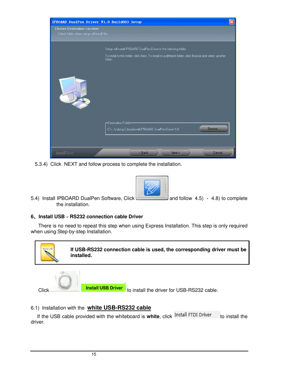 Dukane Interactive White Board LB77HA User Manual | Page 15 / 25