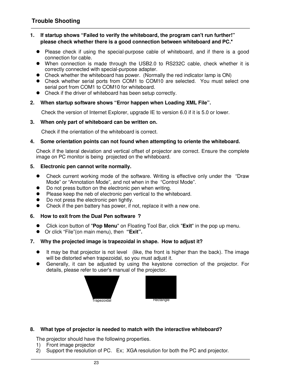 Dukane Interactive White Board LB77HA User Manual | Page 23 / 25