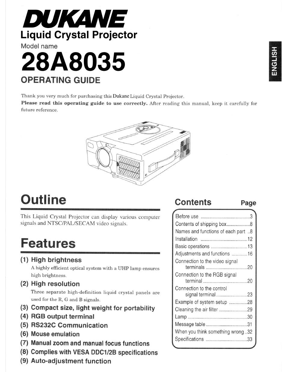 Dukane 28A8035 User Manual | 36 pages