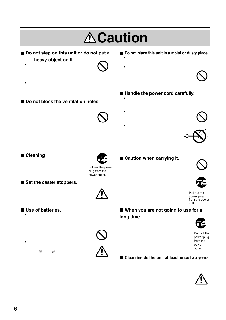 Caution | Dukane 28A8035 User Manual | Page 6 / 36