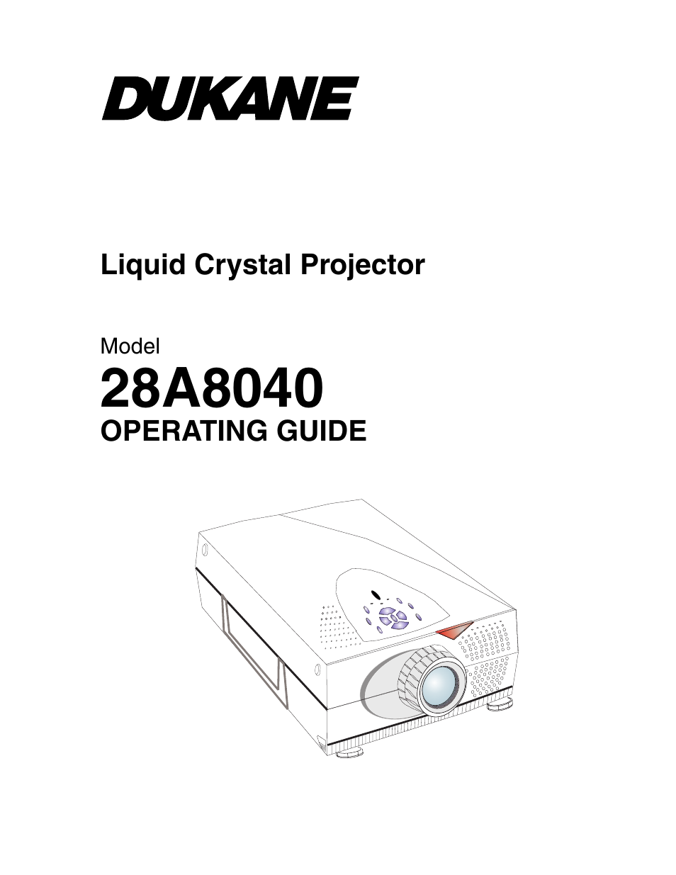 Dukane 28A8040 User Manual | 28 pages