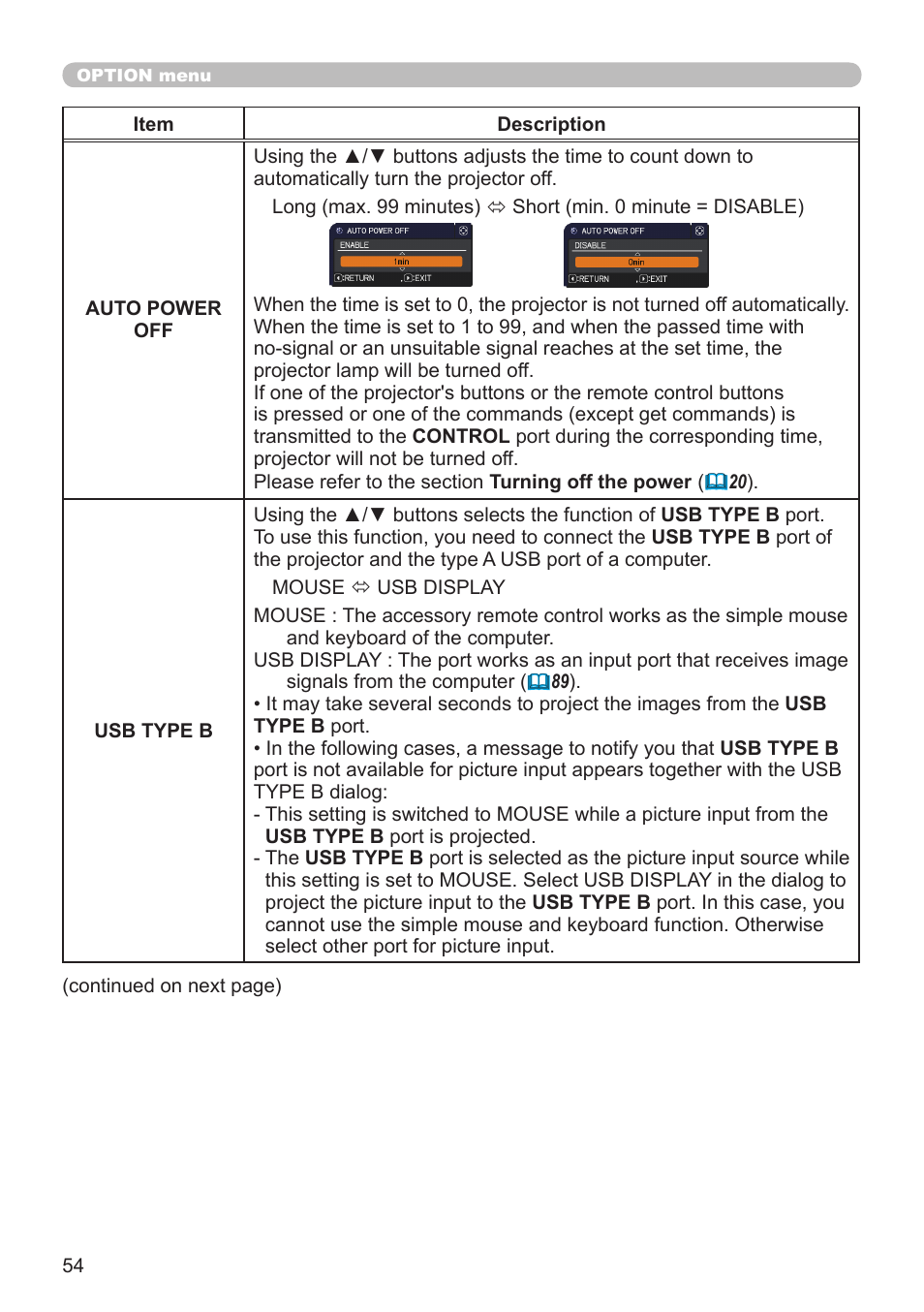 Dukane Projector 8794H-RJ User Manual | Page 54 / 107