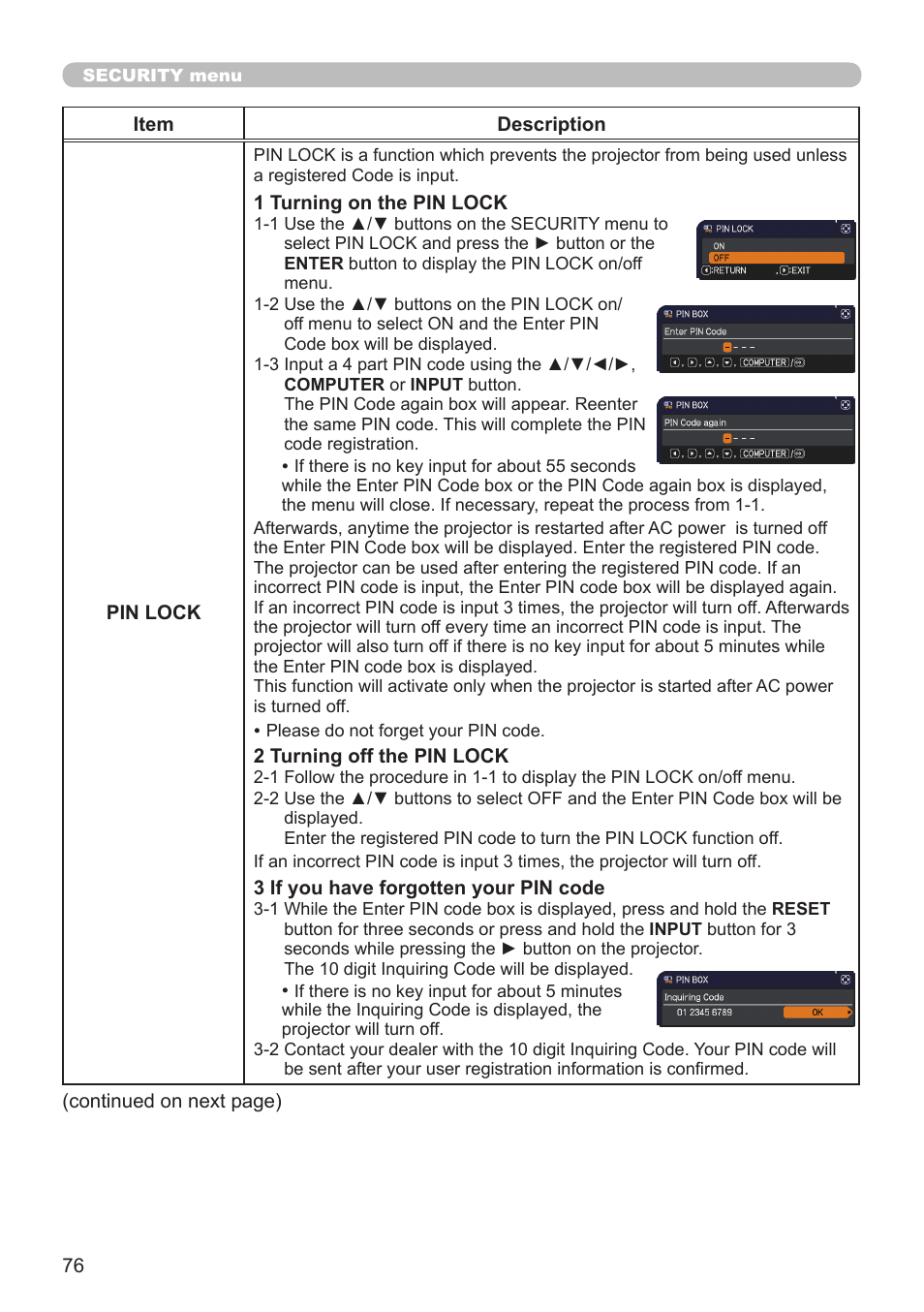 Dukane Projector 8794H-RJ User Manual | Page 76 / 107